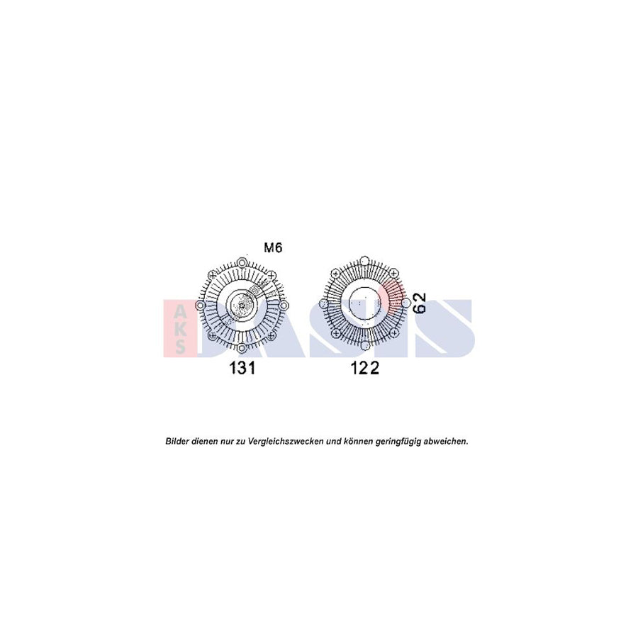 AKS Dasis 218079N Fan Clutch For Toyota Hiace | Duco Car Parts UK