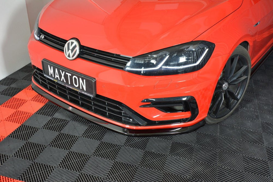 Maxton Design Volkswagen Golf R / R-Line MK7.5 Front Splitter V.6