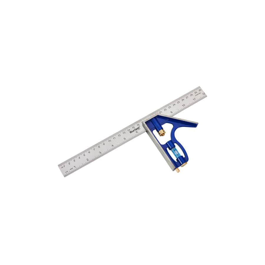 BlueSpot Tools B/S33927 Pro Combination Square 300mm (12in) | Duco Car Parts UK