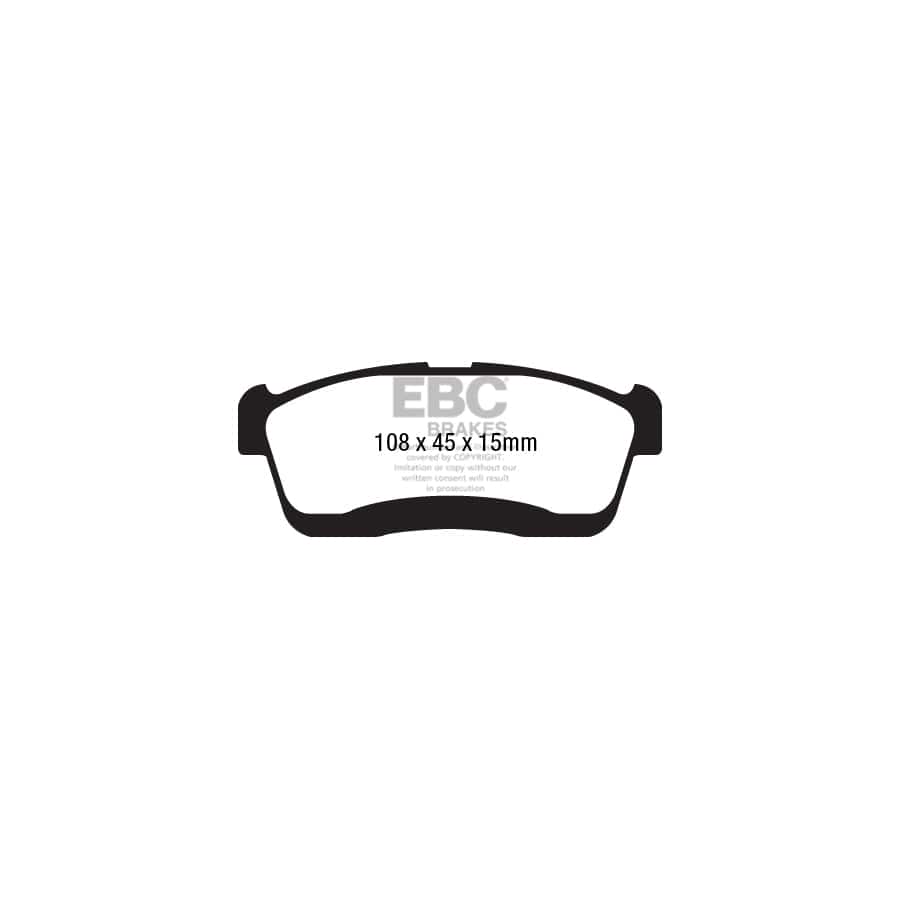 EBC PDKF2363 Subaru Justy Ultimax Front Brake Pad & Plain Disc Kit 2 | Duco Car Parts UK Car Parts
