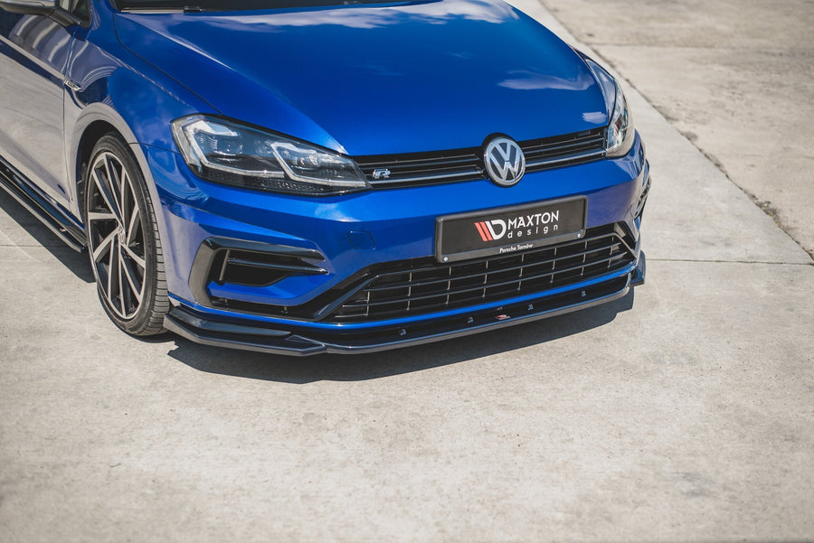 Maxton Design Volkswagen Golf R / R-Line MK7.5 Front Splitter V.9