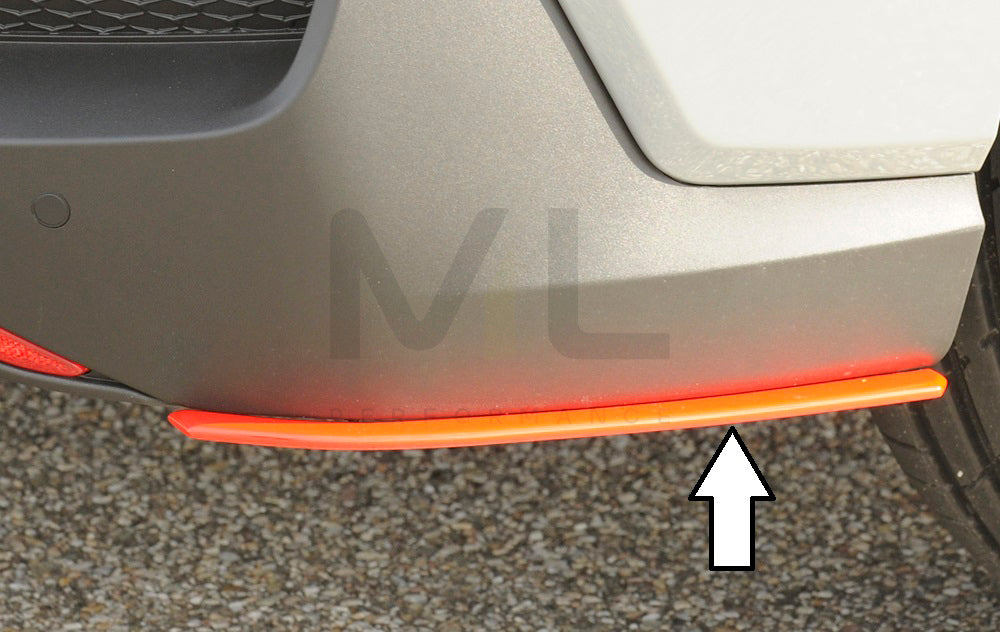 Rieger 00076007 Hyundai Rear Side Splitter (i30 N-Performance & i30 N) 3 | Duco Car Parts UK Car Parts