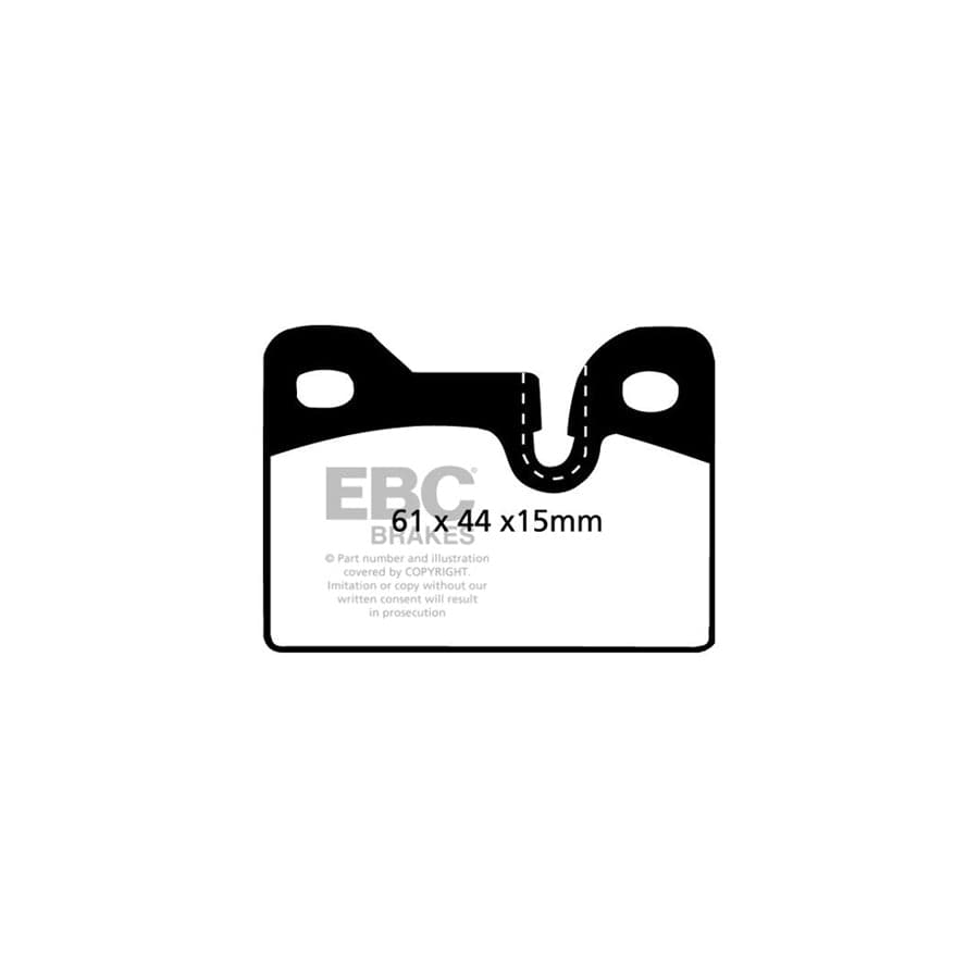 EBC PDKR129 BMW E21 Ultimax Rear Brake Pad & Plain Disc Kit - ATE Caliper 2 | Duco Car Parts UK Car Parts