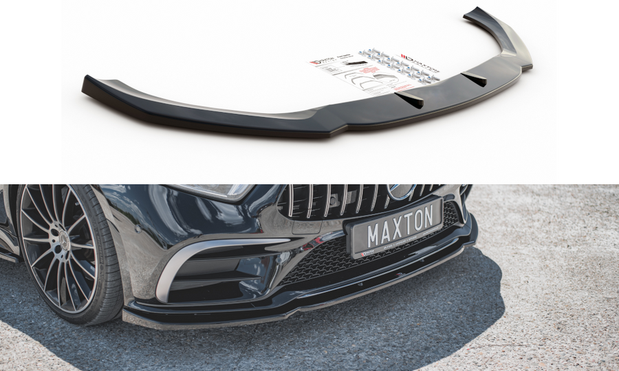 Maxton Design ME-CLS-257-AMGLINE-FD2T Front Splitter V.2 Mercedes Benz CLS-Class C257 AMG-Line | Duco Car Parts UK Car Parts