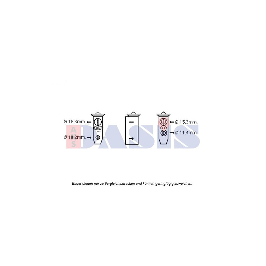 AKS Dasis 840191N Ac Expansion Valve | Duco Car Parts UK