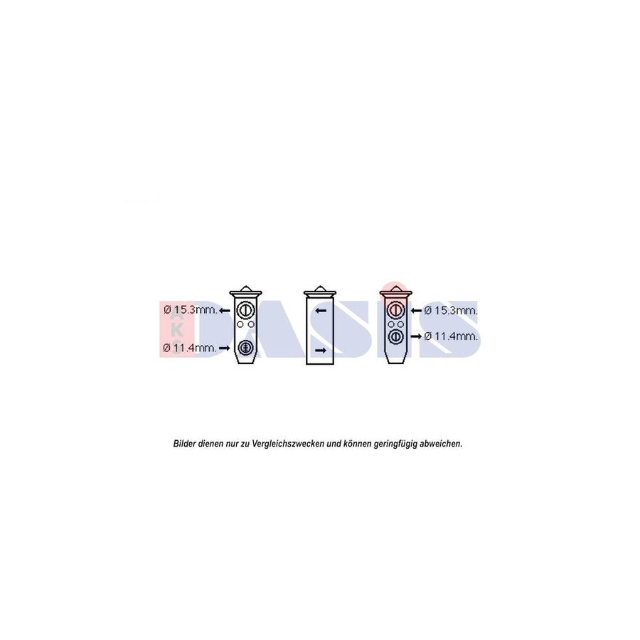 AKS Dasis 840192N Ac Expansion Valve For Nissan Pathfinder II (R50) | Duco Car Parts UK