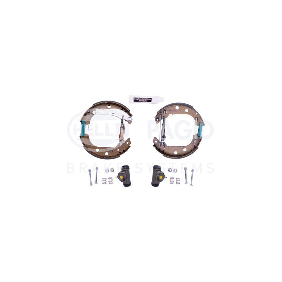Hella Shoe Kit Pro 8DB 355 004-551 Brake Set, Drum Brakes