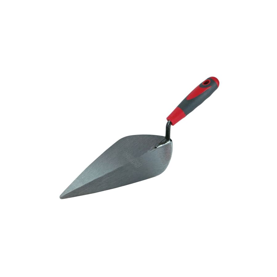 Faithfull FAISGTB10L London Pattern Brick Trowel Soft Grip Handle 10in | Duco Car Parts UK