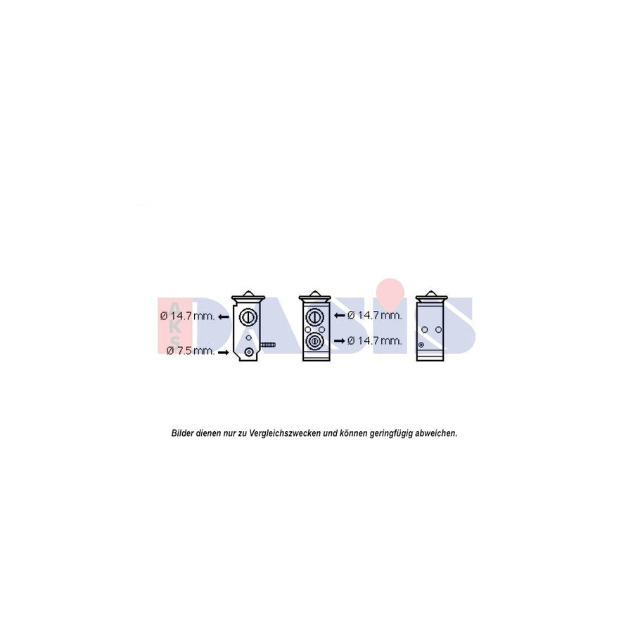 AKS Dasis 840197N Ac Expansion Valve | Duco Car Parts UK