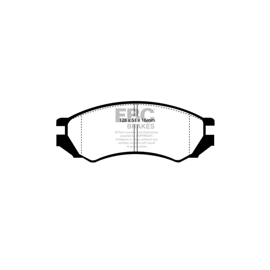 EBC PDKF1374 Nissan Ultimax Front Brake Pad & Plain Disc Kit (Inc. Almera, Pulsar, Sunny, 100NX) 2 | Duco Car Parts UK Car Parts