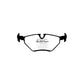 EBC PDKR127 BMW E46 Ultimax Rear Brake Pad & Plain Disc Kit - ATE Caliper 2 | Duco Car Parts UK Car Parts