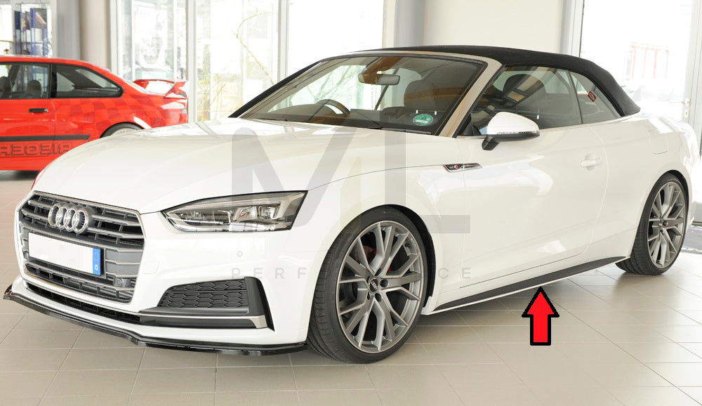 Rieger 00055486 Audi B9 F5 Side Skirt Splitter (A5 & S5) 4 | Duco Car Parts UK Car Parts