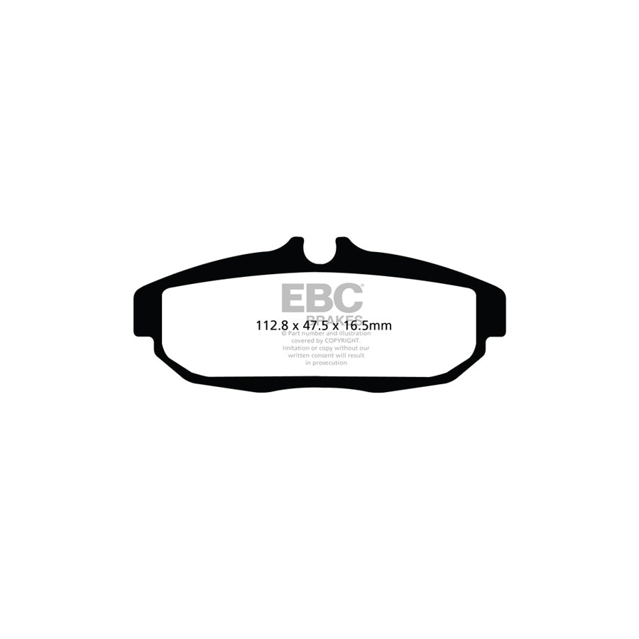 EBC PD07KR095 Ford Mustang Redstuff Rear Brake Pad & USR Disc Kit 2 | Duco Car Parts UK Car Parts