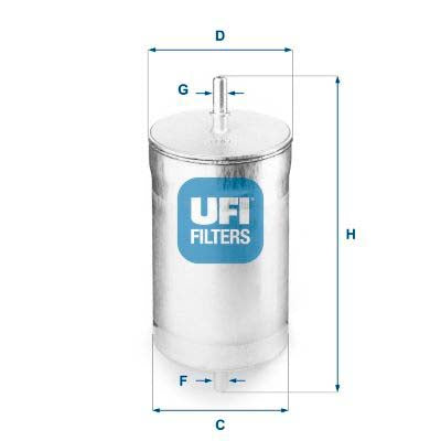 UFI 31.994.00 Fuel Filter For Seat Exeo