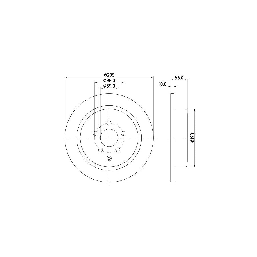 Hella Shoe Kit Pro 8DB 355 004-701 Brake Set, Drum Brakes