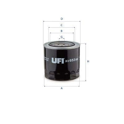 UFI 23.653.00 Oil Filter