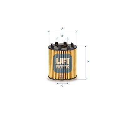 UFI 25.258.00 Oil Filter