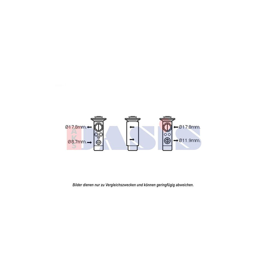 AKS Dasis 840205N Ac Expansion Valve | Duco Car Parts UK