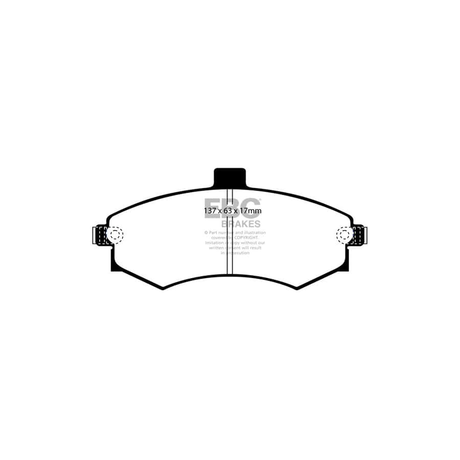 EBC PD11KF636 Hyundai Greenstuff Front Brake Pad & GD Disc Kit - Sumitomo/Akebono Caliper (Inc. Elantra & Matrix) 2 | Duco Car Parts UK Car Parts