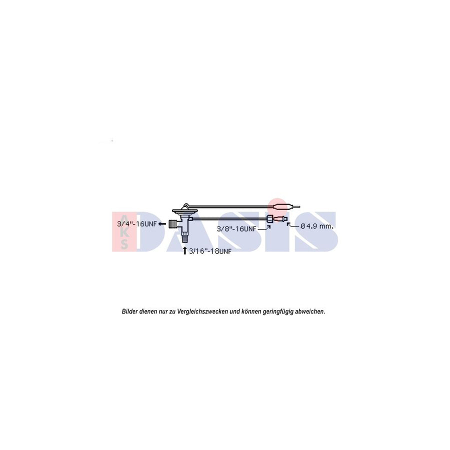 AKS Dasis 840208N Ac Expansion Valve | Duco Car Parts UK