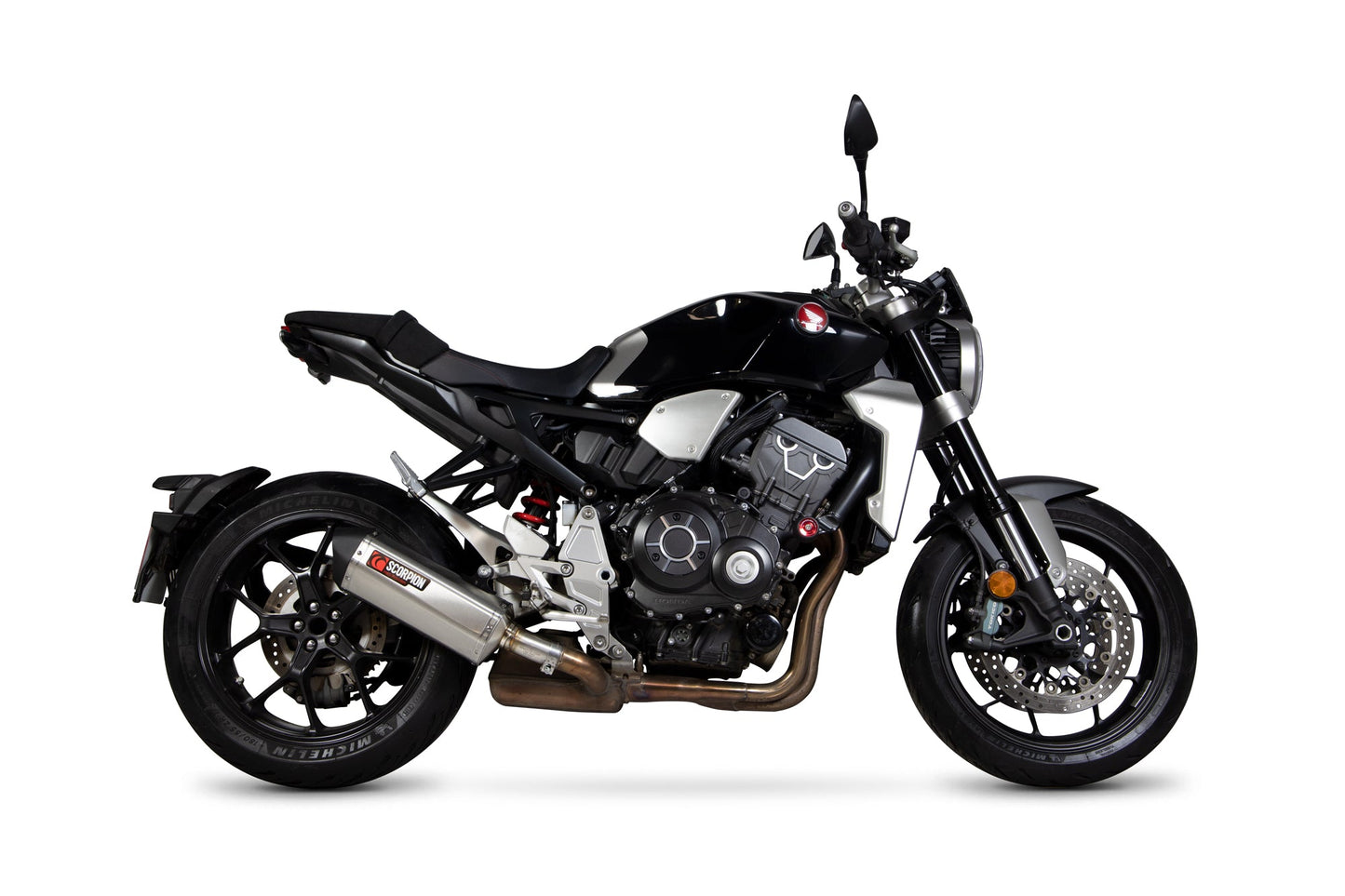 Scorpion RHA187SEO Honda CB1000 R Serket Parallel Slip-On - Brushed Stainless Steel Sleeve | Duco Car Parts UK UK