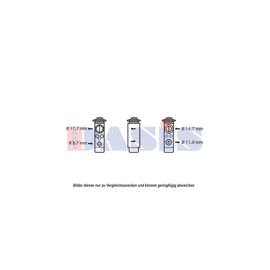 AKS Dasis 840215N Ac Expansion Valve For Opel Zafira B (A05) | Duco Car Parts UK