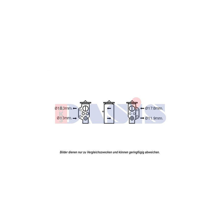 AKS Dasis 840216N Ac Expansion Valve | Duco Car Parts UK