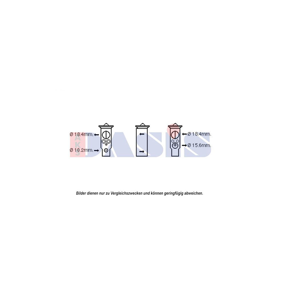 AKS Dasis 840217N Ac Expansion Valve For Subaru Tribeca (B9) | Duco Car Parts UK