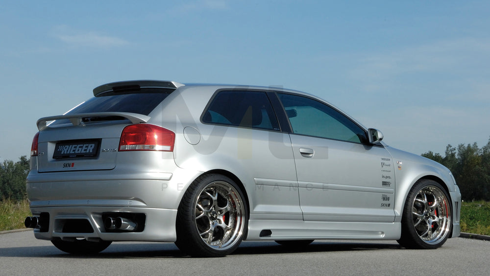 Rieger 00056725 Audi 8P A3 Side Skirt 3 | Duco Car Parts UK Car Parts
