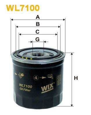 WIX Filters WL7100 Oil Filter