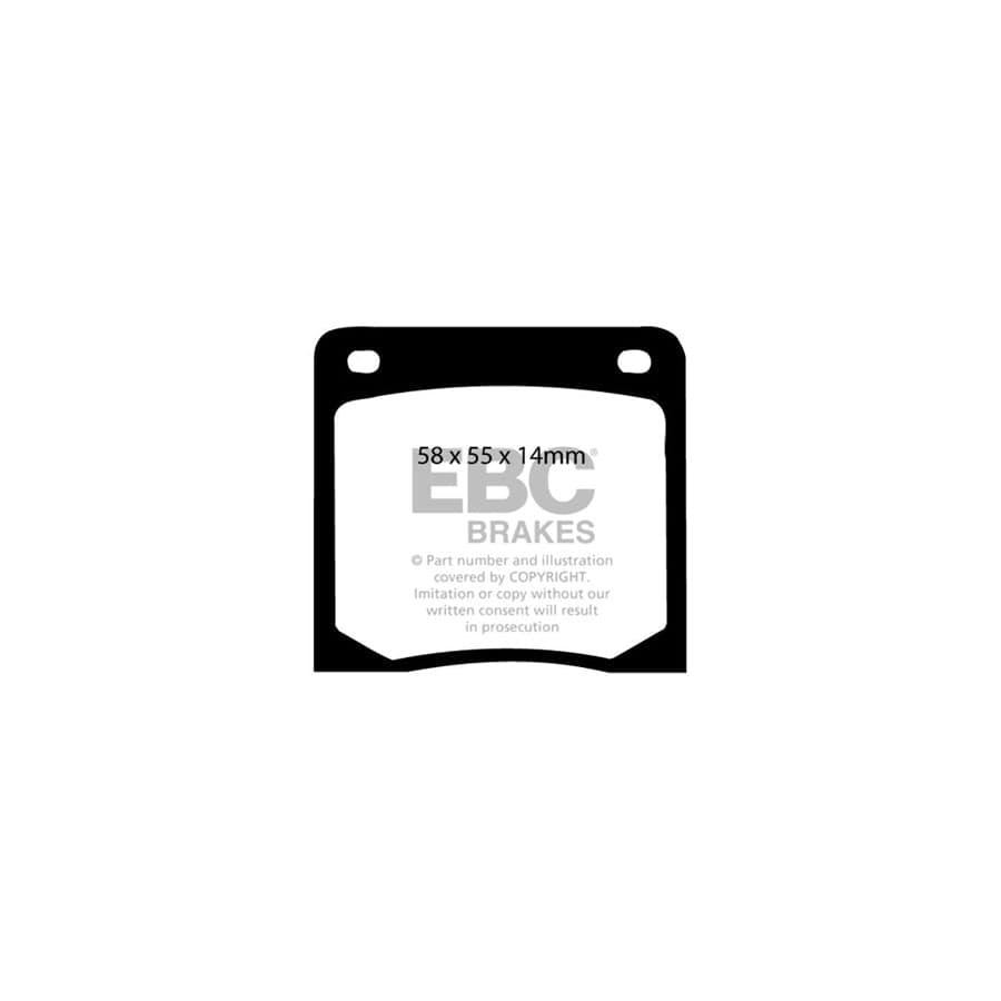 EBC PDKF1383 Datsun Nissan Cherry Ultimax Front Brake Pad & Plain Disc Kit 2 | Duco Car Parts UK Car Parts