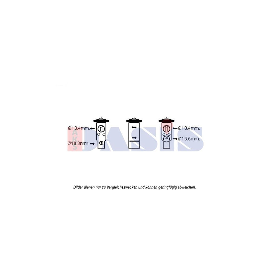 AKS Dasis 840223N Ac Expansion Valve For Lexus Ls III (Xf30) | Duco Car Parts UK