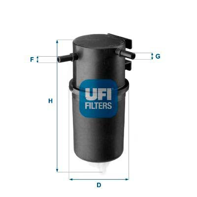 UFI 24.145.00 Fuel Filter For VW Amarok