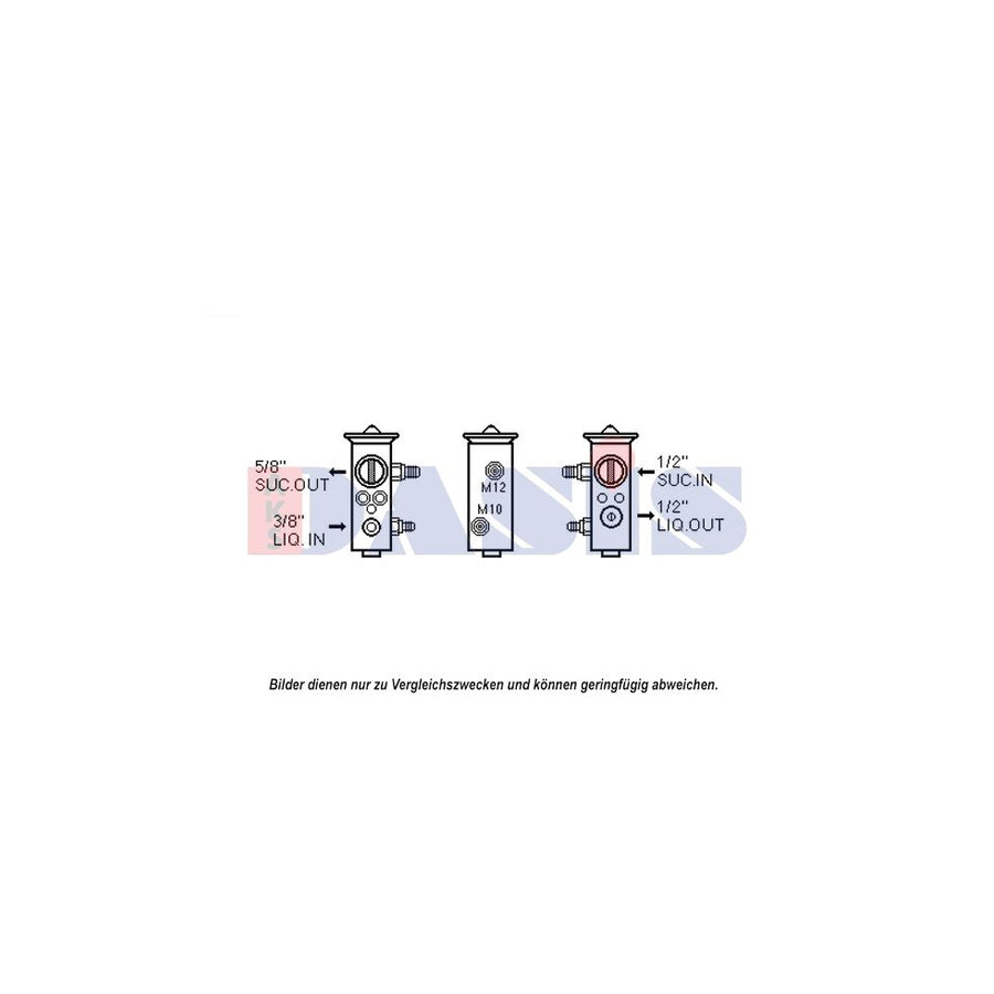 AKS Dasis 840224N Ac Expansion Valve | Duco Car Parts UK