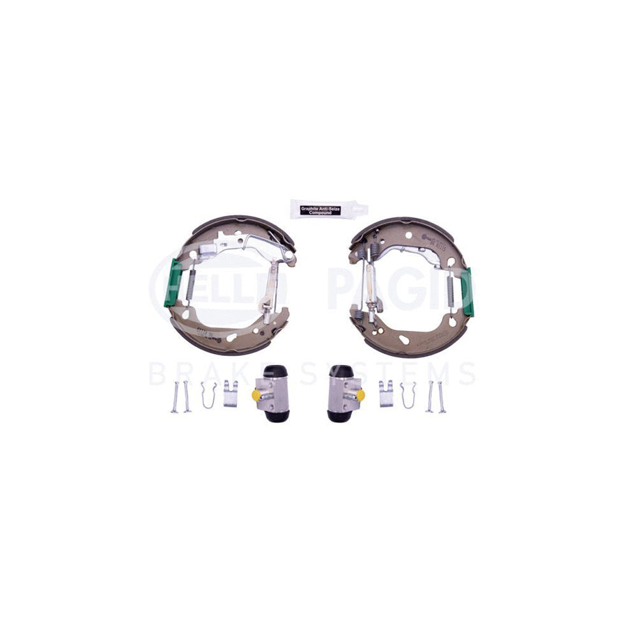 Hella Shoe Kit Pro 8DB 355 004-771 Brake Set, Drum Brakes For Fiat Punto II Hatchback (188)