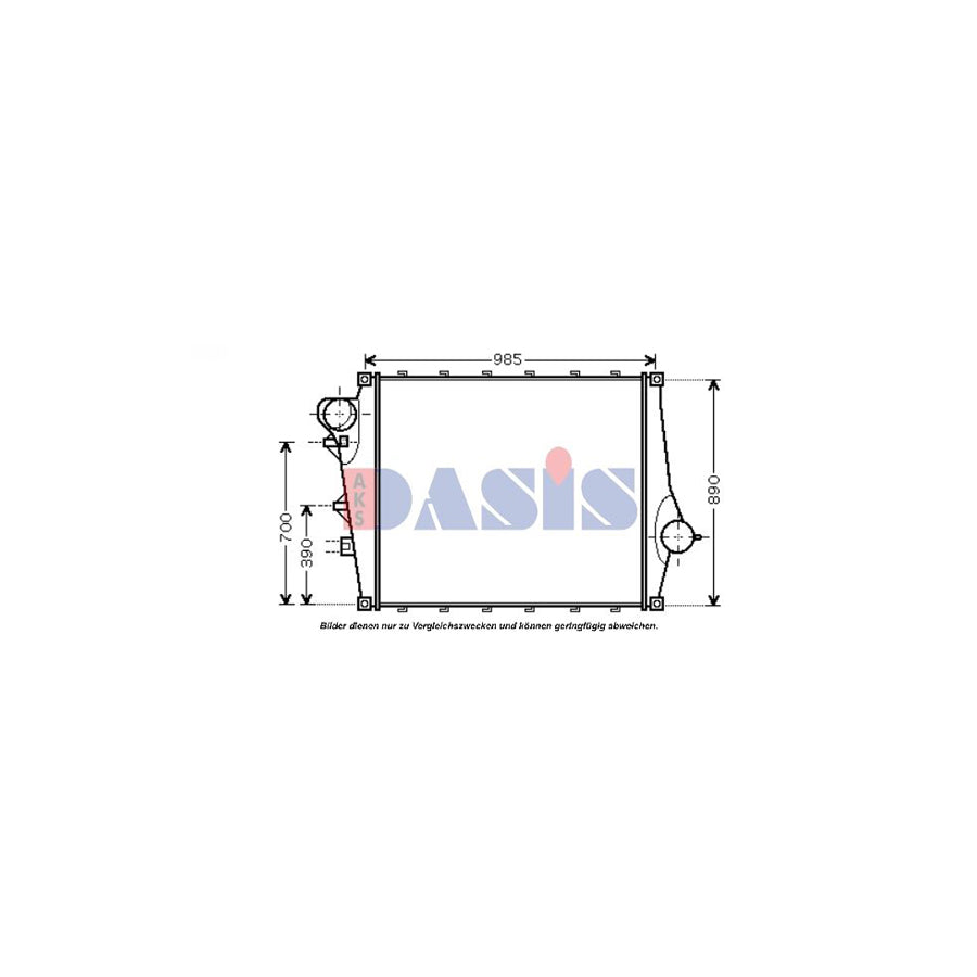 AKS Dasis 280011N Intercooler | Duco Car Parts UK