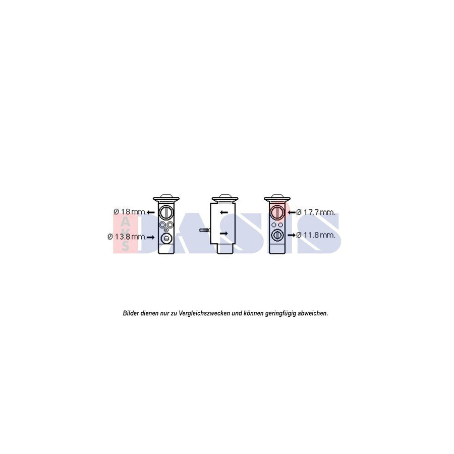 AKS Dasis 840228N Ac Expansion Valve | Duco Car Parts UK