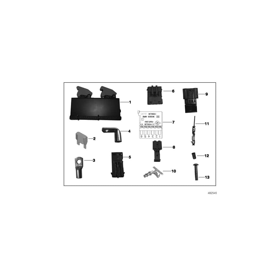 Genuine BMW 61138344978 BMW Socket Housing 6 Pins 3KSF (Inc.  & M235i Racing) | Duco Car Parts UK Car Parts
