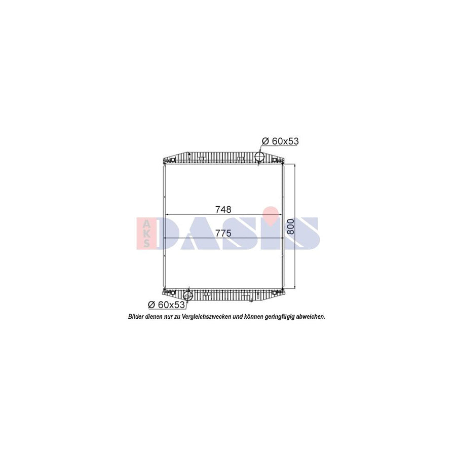 AKS Dasis 542018N Air Conditioning Condenser | Duco Car Parts UK