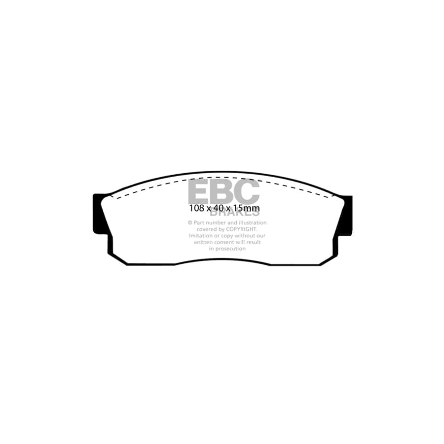 EBC PDKF1385 Nissan Ultimax Front Brake Pad & Plain Disc Kit (Inc. Cherry, Sunny, S-Cargo) 2 | Duco Car Parts UK Car Parts