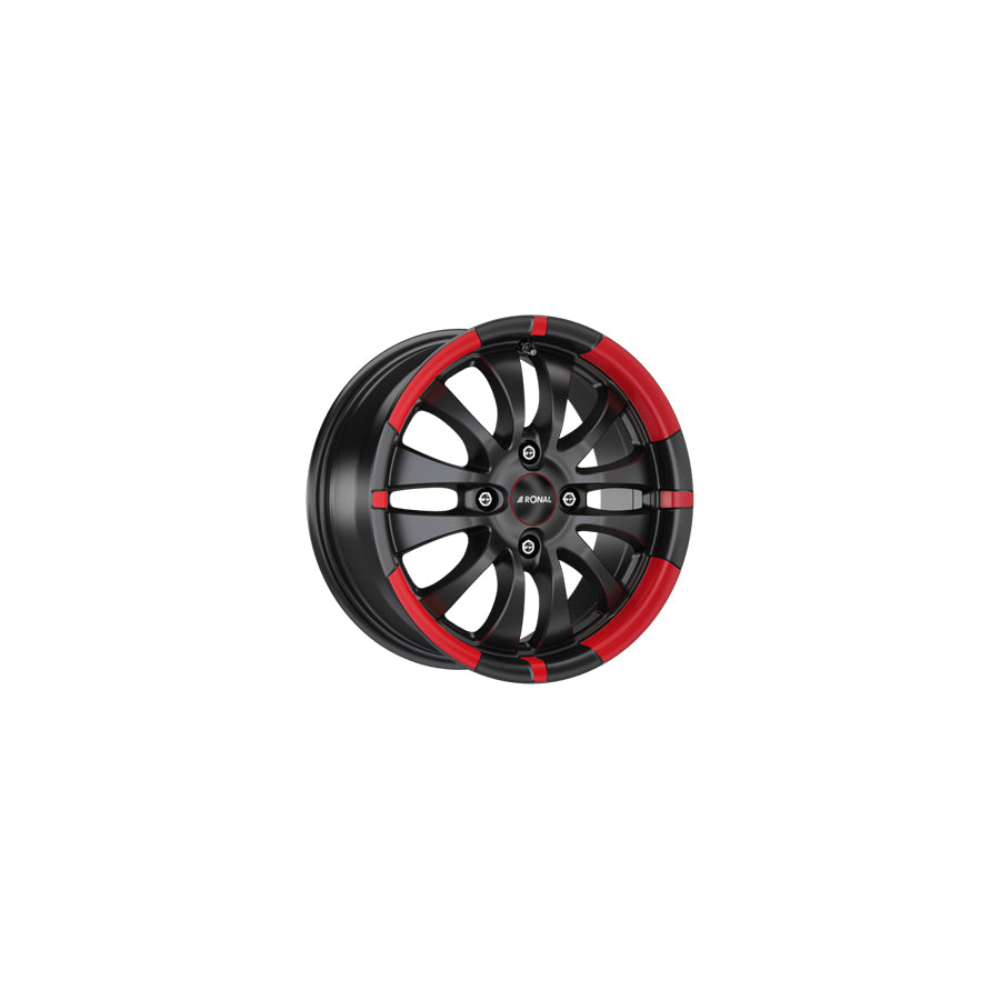 Ronal R59 MCR 6x15 ET35 59R5604.23X/MCR Jetblack - Red Rim Wheel | Duco Car Parts UK Car Parts