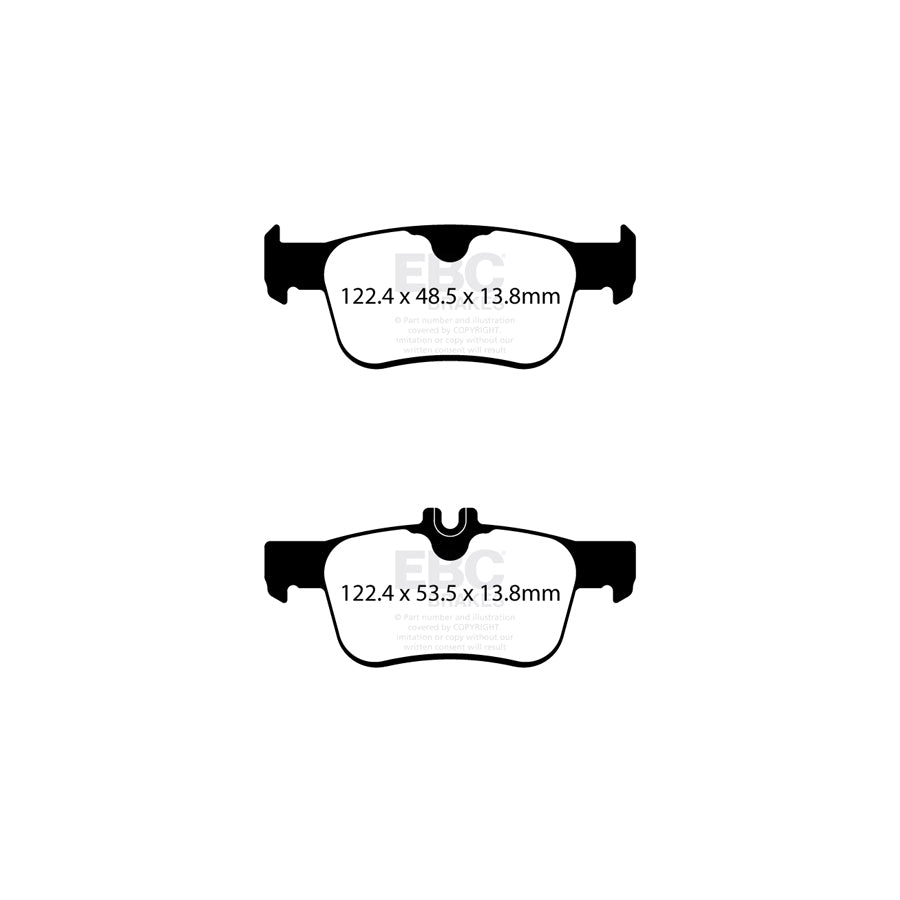 EBC PD14KR660 Honda Civic Bluestuff Rear Brake Pad & GD Disc Kit - ATE Caliper 2 | Duco Car Parts UK Car Parts