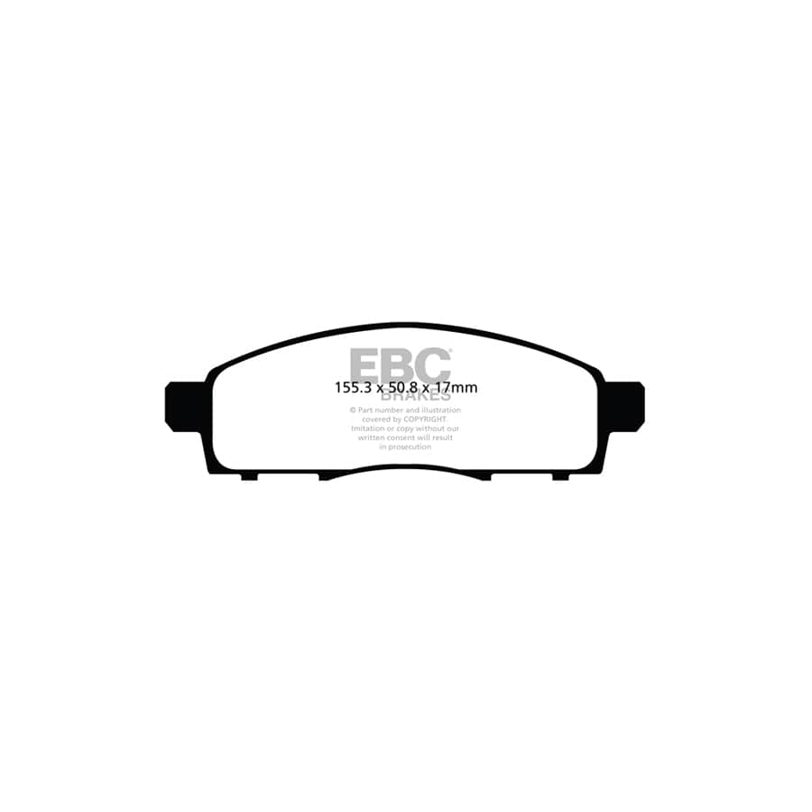 EBC PDKF1389 Nissan Ultimax Front Brake Pad & Plain Disc Kit (Inc. Evalia & NV200) 2 | Duco Car Parts UK Car Parts