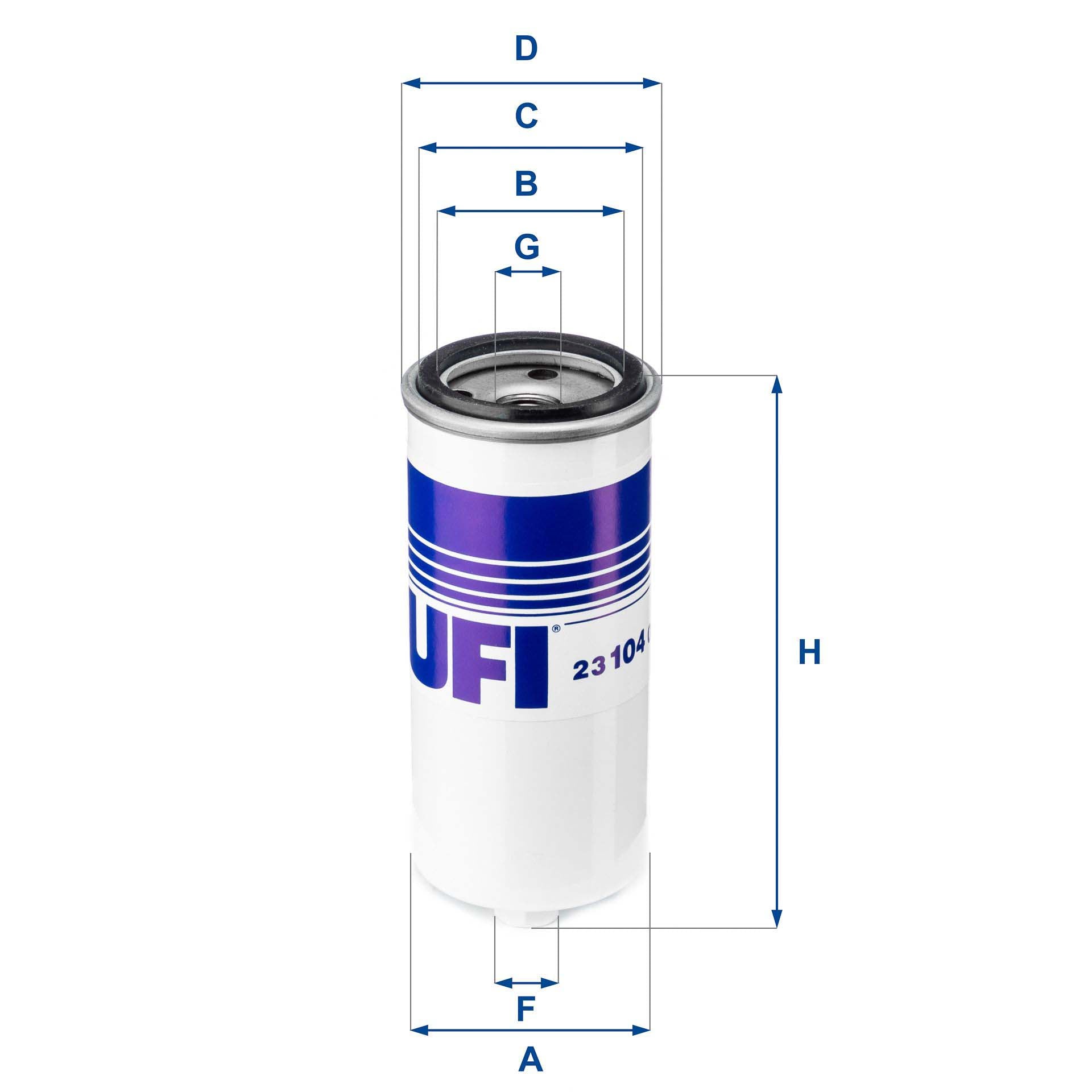 UFI 23.104.00 Oil Filter