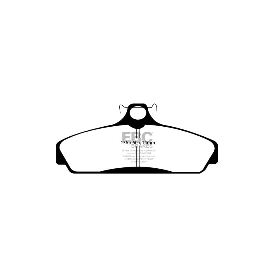 EBC PD13KF173 Chevrolet Corvette C4 Yellowstuff Front Brake Pad & GD Disc Kit 2 | Duco Car Parts UK Car Parts