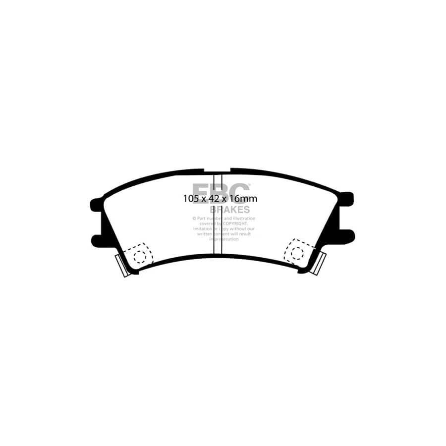 EBC PDKF918 Hyundai Ultimax Front Brake Pad & Plain Disc Kit (Inc. Amica & Atoz) 2 | Duco Car Parts UK Car Parts