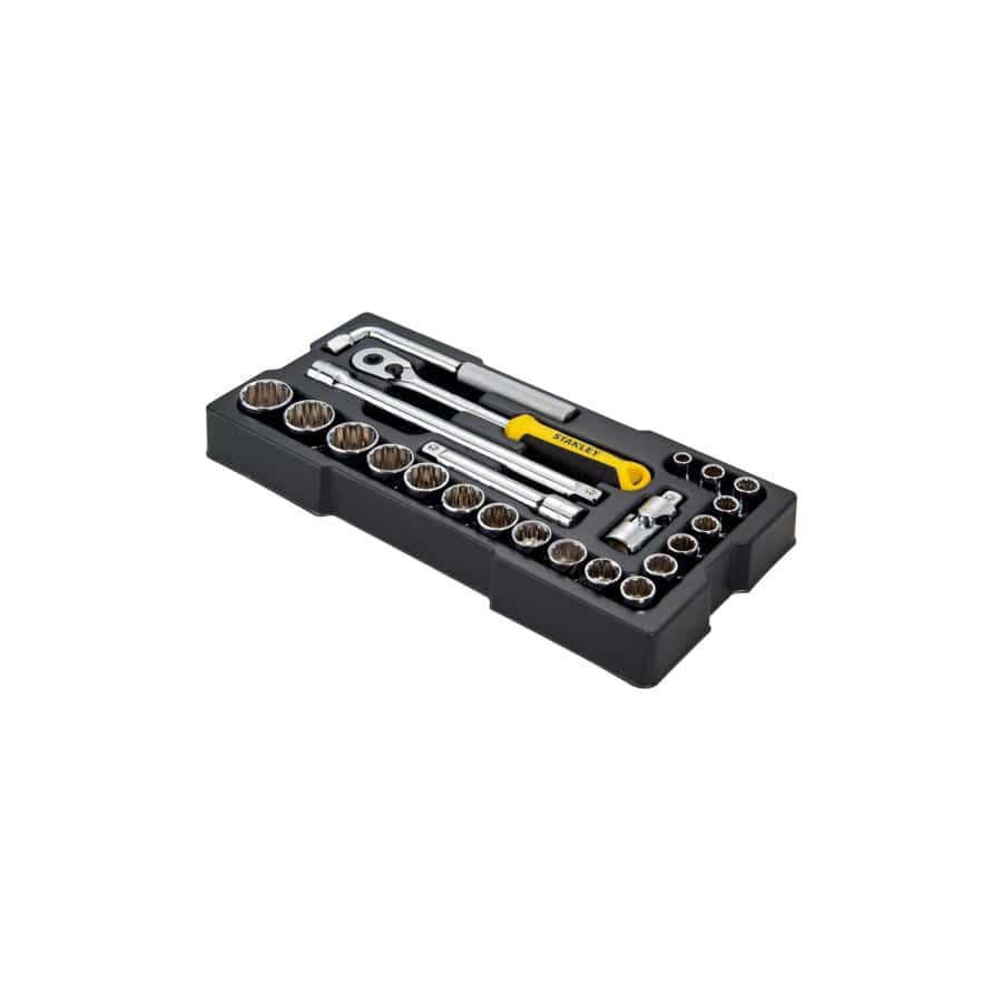 STANLEY® STA174726 1/2in Drive 12 Point Metric Socket Module 23 Piece | Duco Car Parts UK