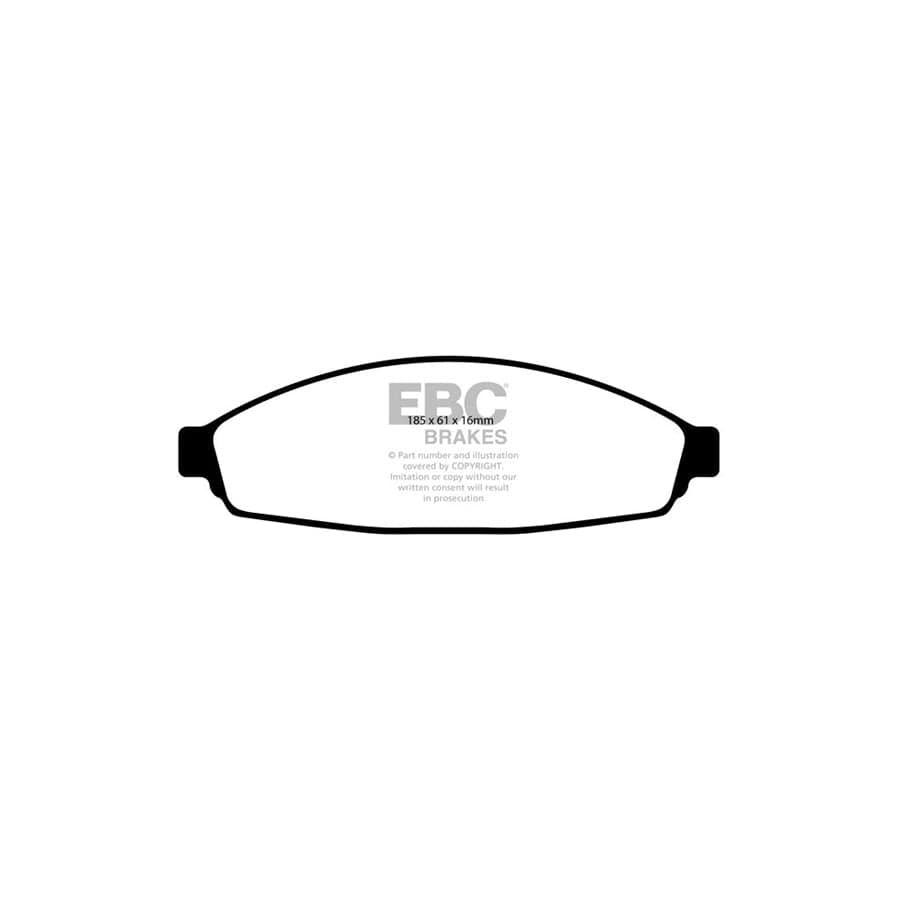 EBC PD11KF643 Lincoln Town Car Greenstuff Front Brake Pad & GD Disc Kit 2 | Duco Car Parts UK Car Parts