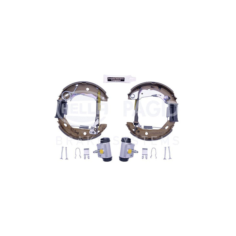Hella Shoe Kit Pro 8DB 355 005-061 Brake Set, Drum Brakes Suitable For Mercedes-Benz A-Class (W168)