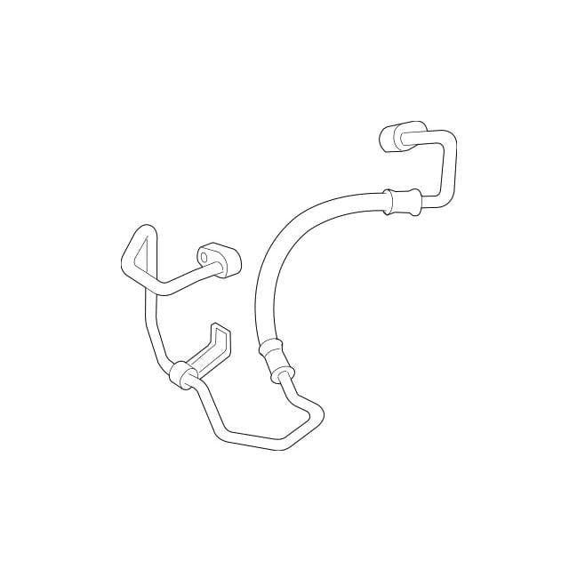 Genuine Lexus 88703-53091 IS Phase 2 Low Pressure Air Conditioning Pipe